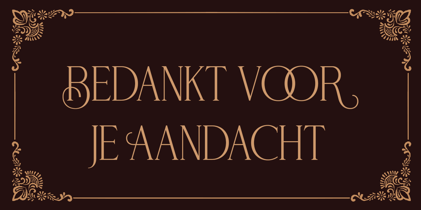 Example font Nevoclara #2